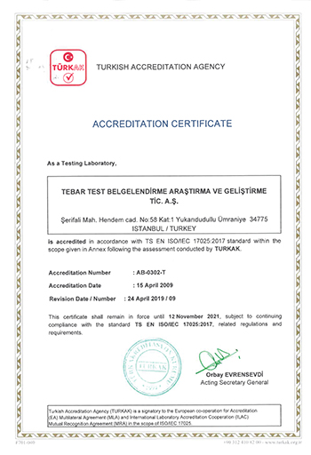 Accreditation Certificate